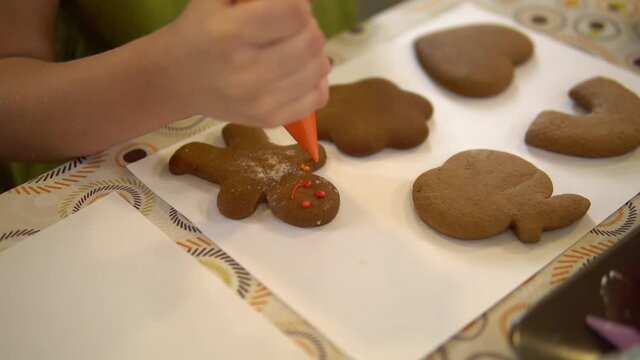 Cooking, glazing girl sweet decor pastry ood baked sweet Delicious 4k, indoors snack