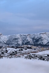 Nieve y pueblos del Maestrazgo 