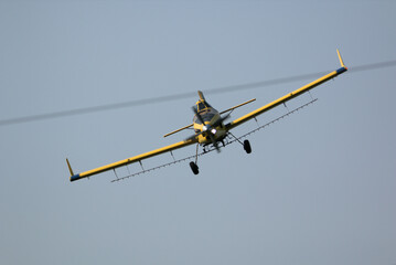 Crop Dusters rely on GPS to find the fields they are hired to spray