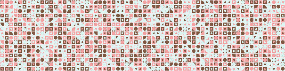 Abstract Geometric Pattern generative computational art illustration