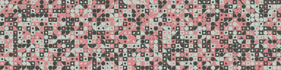 Abstract Geometric Pattern generative computational art illustration