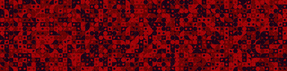 Abstract Geometric Pattern generative computational art illustration
