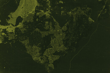 abstract black and dark green colors background for design