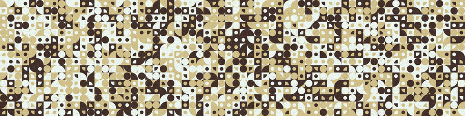 Abstract Geometric Pattern generative computational art illustration