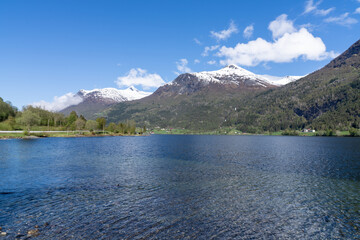 Oppstrynsvatnet, a lake in the municipality of Stryn in Sogn og Fjordan