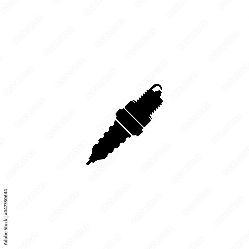 Poster spark plug icon