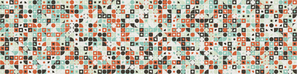 Abstract Geometric Pattern generative computational art illustration