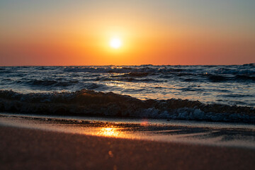 Sunset over the Baltic Sea