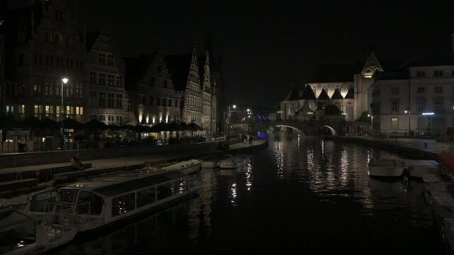 Ghent At Night, Belgium
