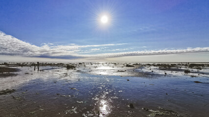 Sonne über dem Meer