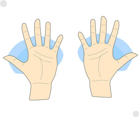 Obraz premium 末端の冷え性イメージ