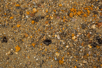colorfull texture of stone and soil