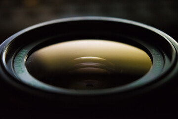 camera lens close up