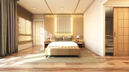Room interior with Wall Background. 3D rendering ,3D illustration	