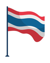 Fototapeta na wymiar Thailand flag icon