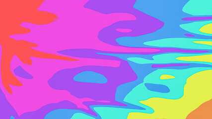 Abstract Background Illustration With Splashes