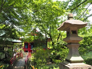 Inokashira Park Benzaiten Shrine in Tokyo, Japan