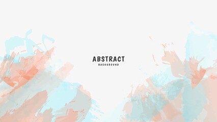 Minimal Abstract Geometric Watercolor Texture Background