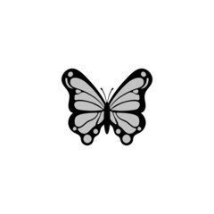 Butterfly icon design template vector isolated illustration