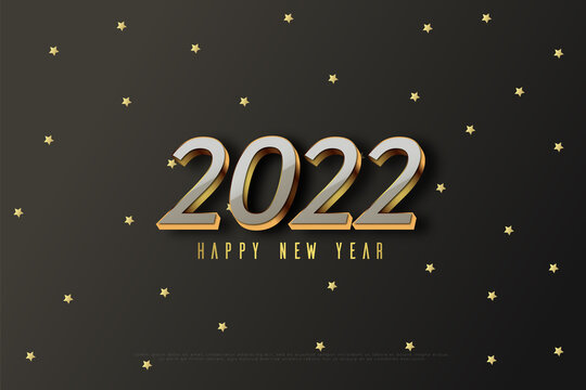 2022 happy new year background.