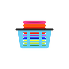 Laundry pile icon design illustration