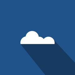 Vector illustration of cloud icon.