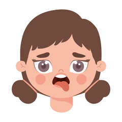 Obraz premium young lady with disgust