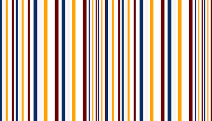 Obraz premium fabric Retro Color style seamless stripes vector pattern 