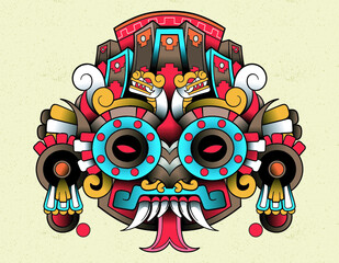 tlaloc design aztec