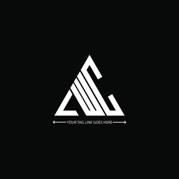 LWC letter logo creative design. LWC unique design