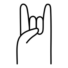 Obraz premium Devil Gesture