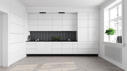 modern kitchen interior