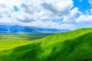Nalati Grassland natural scenery in Xinjiang,China.