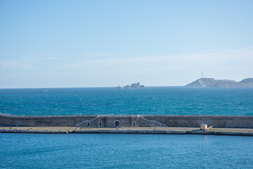 discovery of the harbor of Marseille and the islands of the region, France