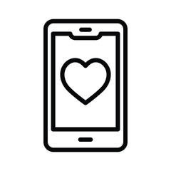 Favorite mobile icon