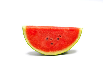 Fototapeta na wymiar Slice watermelon isolated on white