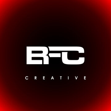 BFC Letter Initial Logo Design Template Vector Illustration