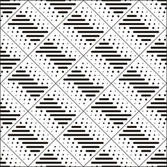 Pattern of stripes and dots in a rectangle