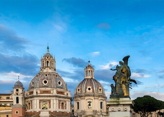  Churches of Santa Maria di Loreto and Most Holy Name of Mary (Santissimo Nome di Maria), and the...