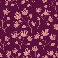 Lime Tree Seamless Pattern