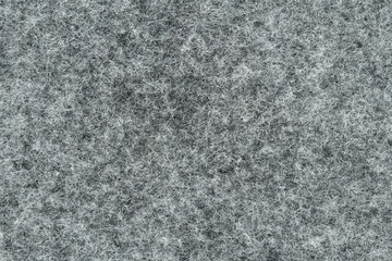 Grey synthetic felt seamless fabric, Texture background, Close up