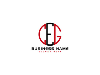 Fototapeta Letter CEG Logo Icon Vector Image Design For New Business obraz