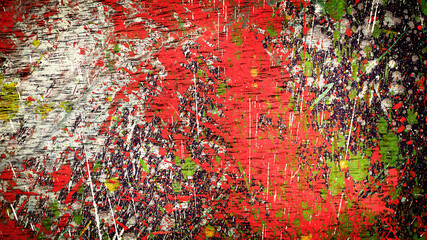 Blurred abstract multicolored dynamic paint pattern backdrop