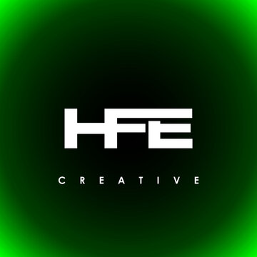 HFE Letter Initial Logo Design Template Vector Illustration