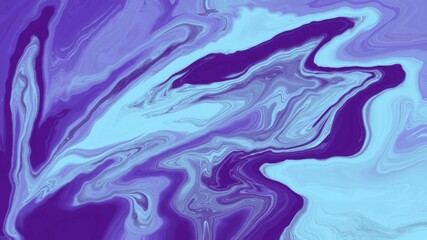abstract painting art with blue and purple with liquid texture for wallpaper, presentation, card background, or wall decoration