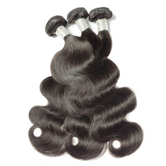 body wavy black remy human hair weaves extensions bundles