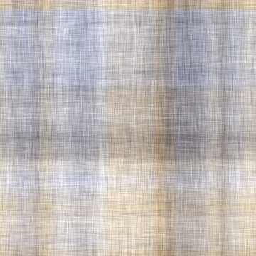 Soft subtle gingham plaid background pattern. Blurry checkered space dyed melange effect. Seamless check effect fabric tartan all over print.