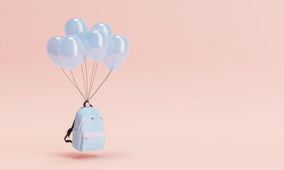 backpack with balloons