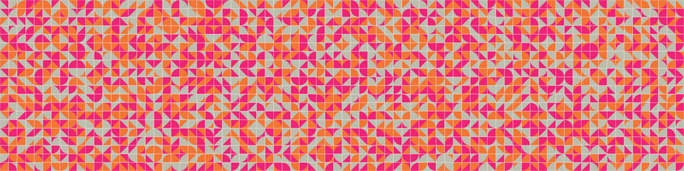 Abstract Geometric Pattern generative computational art illustration