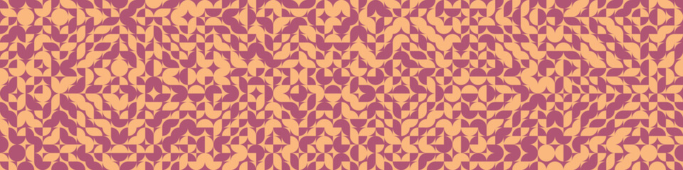 Abstract Geometric Pattern generative computational art illustration